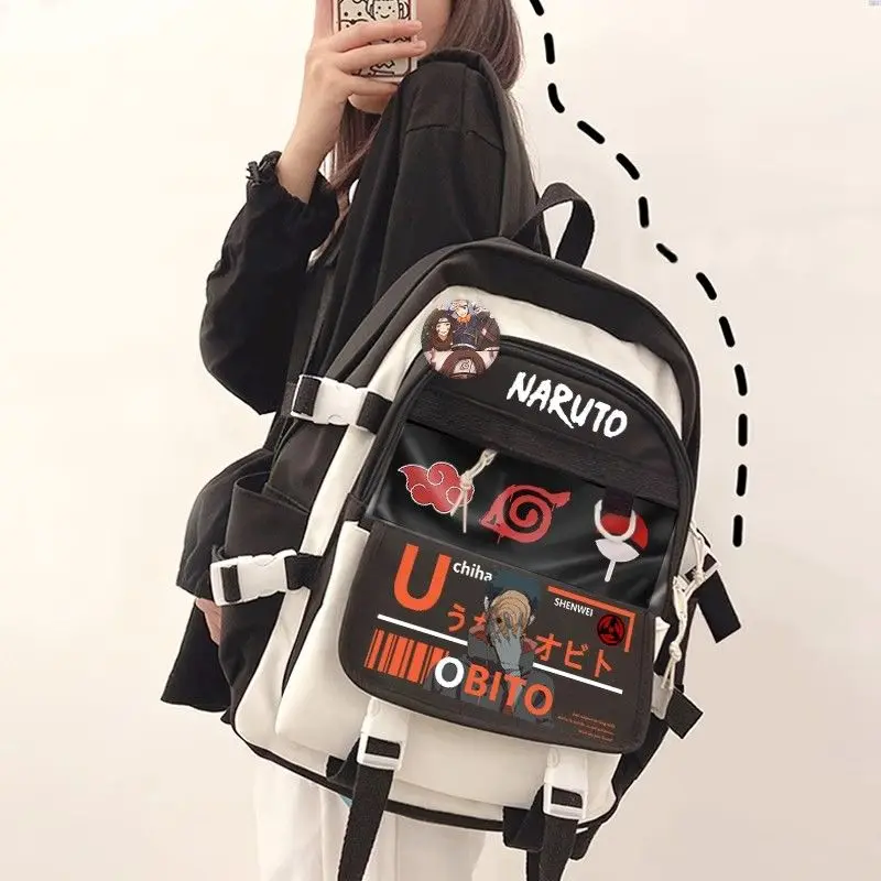 NARUTO Uzumaki Naruto Uchiha Sasuke Cartoon Personality Anime Movie Peripheral Large Capacity Backpack Creative 2D Backpack Gift
NARUTO Uzumaki Naruto Uchiha Sasuke Cartoon Personality Anime Movie Peripheral Large Capacity Backpack Creative 2D Backpack Gift