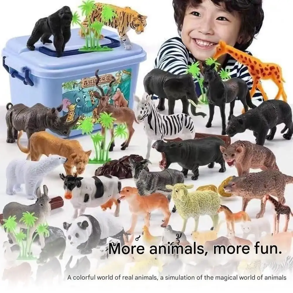 53/58Pcs Mini Realistic Animal Figurines PVC Gifts Simulation Dinosaur Action Figures Preschool Educational Toy for Kids Party
53/58Pcs Mini Realistic Animal Figurines PVC Gifts Simulation Dinosaur Action Figures Preschool Educational Toy for Kids Party