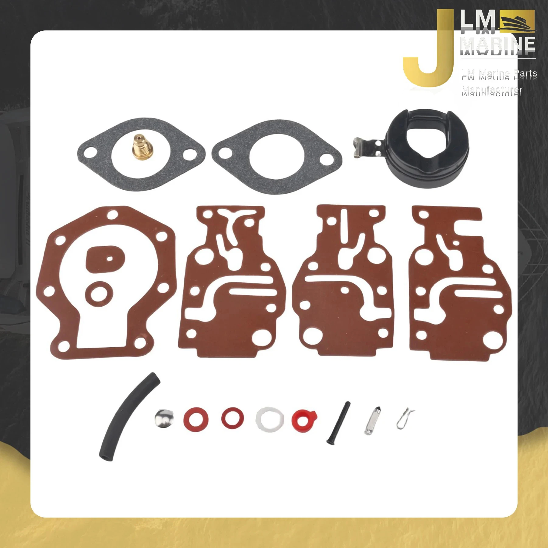 439073 Carburetor Rebuild Kit for Johnson Evinrude 6 8 9.9 15 20 HP Outboard Engine 436359 431897 18-7219
439073 Carburetor Rebuild Kit for Johnson Evinrude 6 8 9.9 15 20 HP Outboard Engine 436359 431897 18-7219