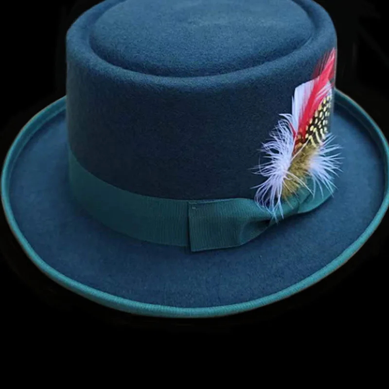 Fashion Casual Top Hat Decorative Round Wool Flat Top Hat Indian Jazz Hat Travel Holiday Sun Cap Men Women Party Prop Hat
Fashion Casual Top Hat Decorative Round Wool Flat Top Hat Indian Jazz Hat Travel Holiday Sun Cap Men Women Party Prop Hat