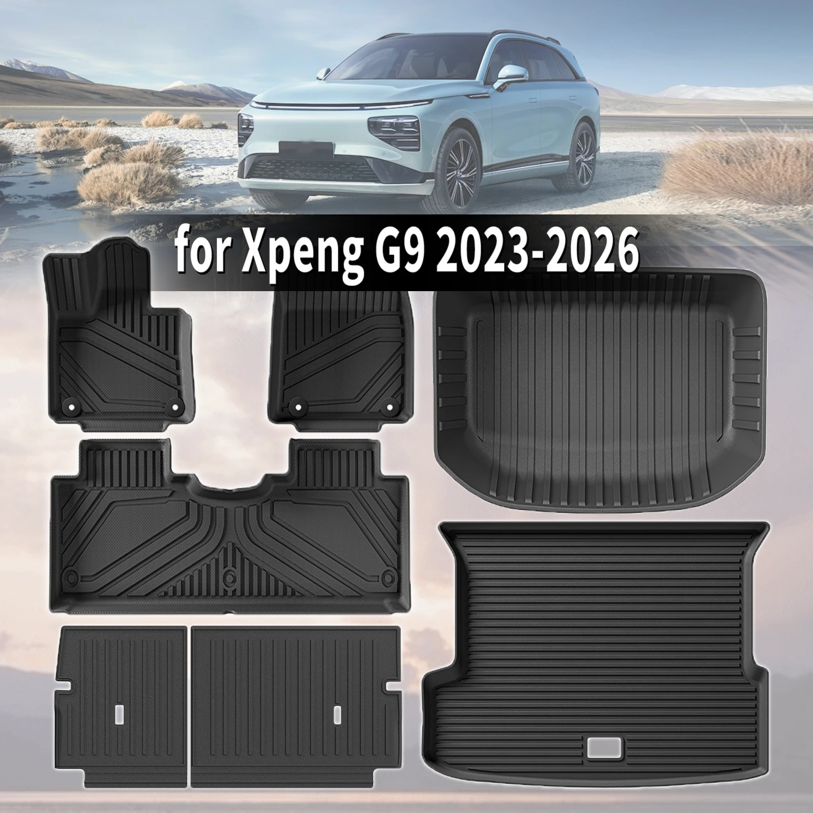 for Xpeng G9 2023 2024 2025 2026 3D Maxpider Style TPE Floor Mats Full Coverage Heavy Duty All Weather Accessories
for Xpeng G9 2023 2024 2025 2026 3D Maxpider Style TPE Floor Mats Full Coverage Heavy Duty All Weather Accessories
