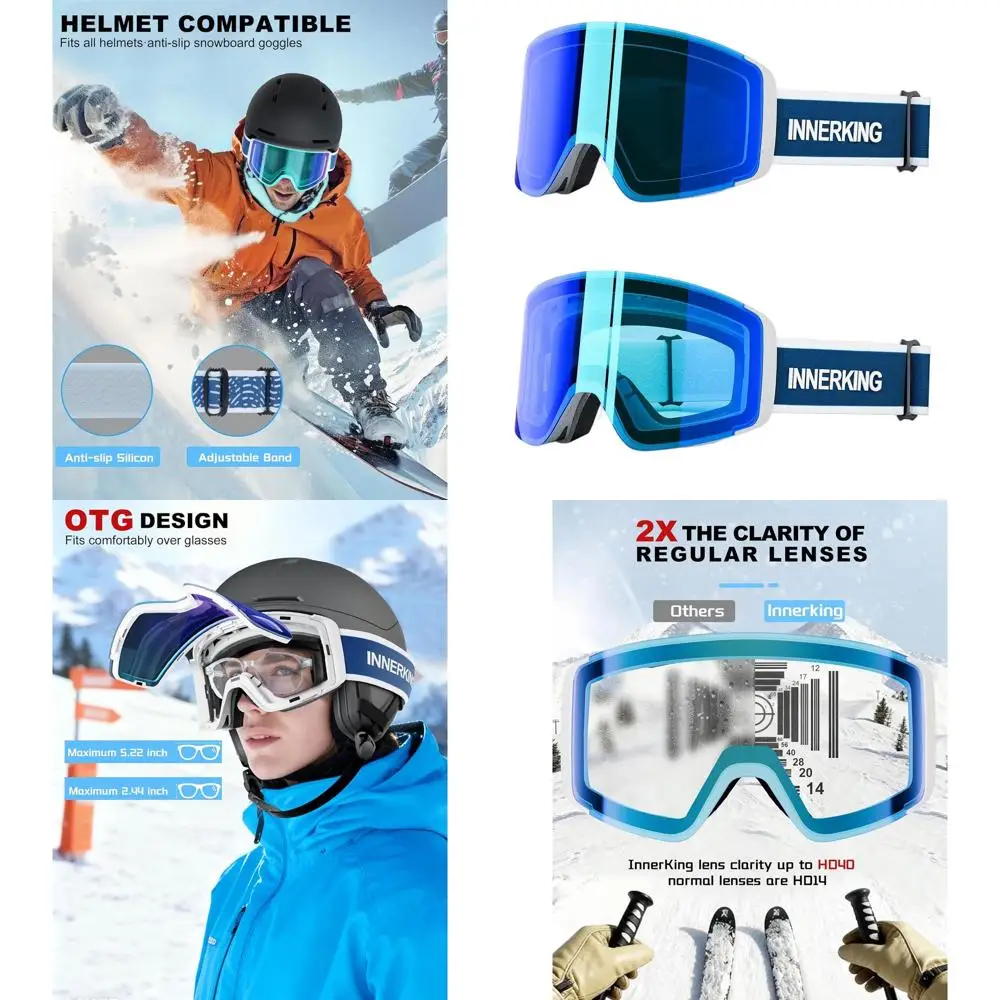 Революционные фотохромные очки для лыж и сноуборда с магнитными откидями, совместимостью OTG и защитой от запотевания UV400.
Революционные фотохромные очки для лыж и сноуборда с магнитными откидями, совместимостью OTG и защитой от запотевания UV400.