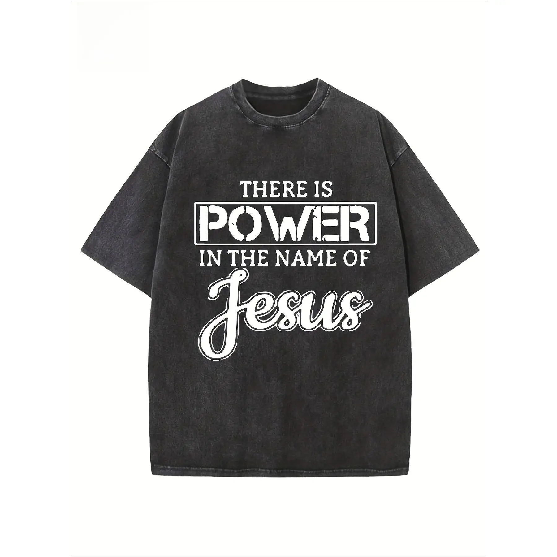 Christian T-Shirt "Power In The Name of Jesus" Graphic Tee Unisex Washed Retro Religious Faith Top Gift
Christian T-Shirt "Power In The Name of Jesus" Graphic Tee Unisex Washed Retro Religious Faith Top Gift