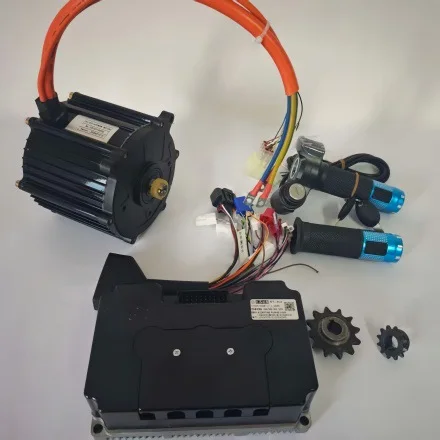 60V 5000W PMSM Motor Kit FarDrive 72 Controller With 219H 12T 420 Sprocket For Electric Motorcycle Gokart Off-Road Vehicle Drive
60V 5000W PMSM Motor Kit FarDrive 72 Controller With 219H 12T 420 Sprocket For Electric Motorcycle Gokart Off-Road Vehicle Drive