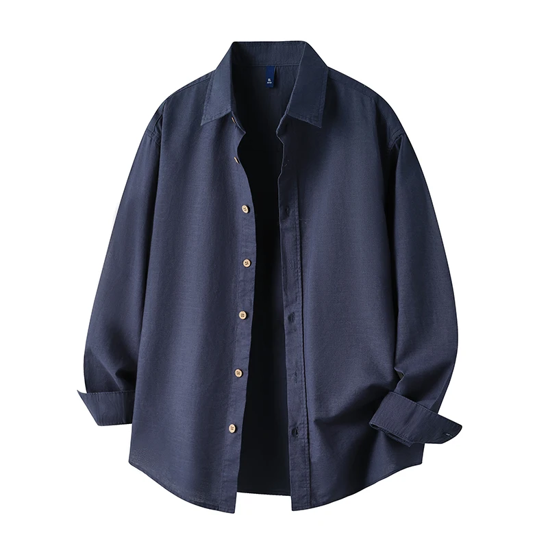 2026, весенне-осенняя новая однотонная рубашка-карго с длинным рукавом для мужчин, хлопково-льняные свободные простые классические повседневные рубашки
2026, весенне-осенняя новая однотонная рубашка-карго с длинным рукавом для мужчин, хлопково-льняные свободные простые классические повседневные рубашки