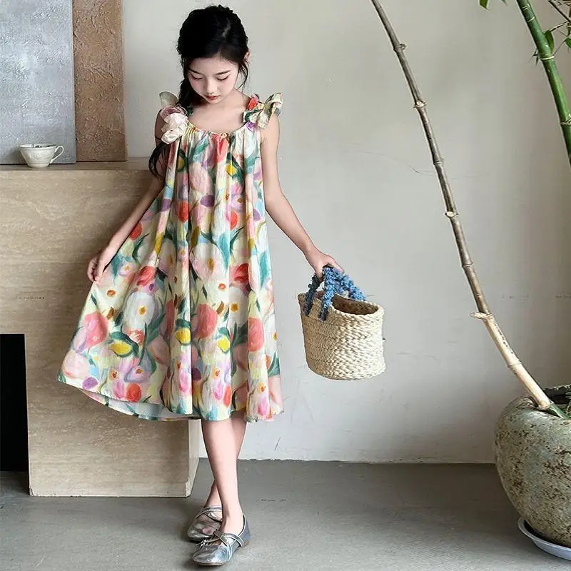Girls Dress New Summer New Little Kid Western Style Princess Fashion Dress 12 Casual Catwalk Avant-garde Design 4-10 Years Old
Girls Dress New Summer New Little Kid Western Style Princess Fashion Dress 12 Casual Catwalk Avant-garde Design 4-10 Years Old