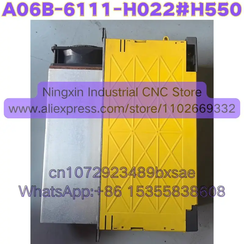 Used A06B-6111-H022#H550 Function Intact
Used A06B-6111-H022#H550 Function Intact