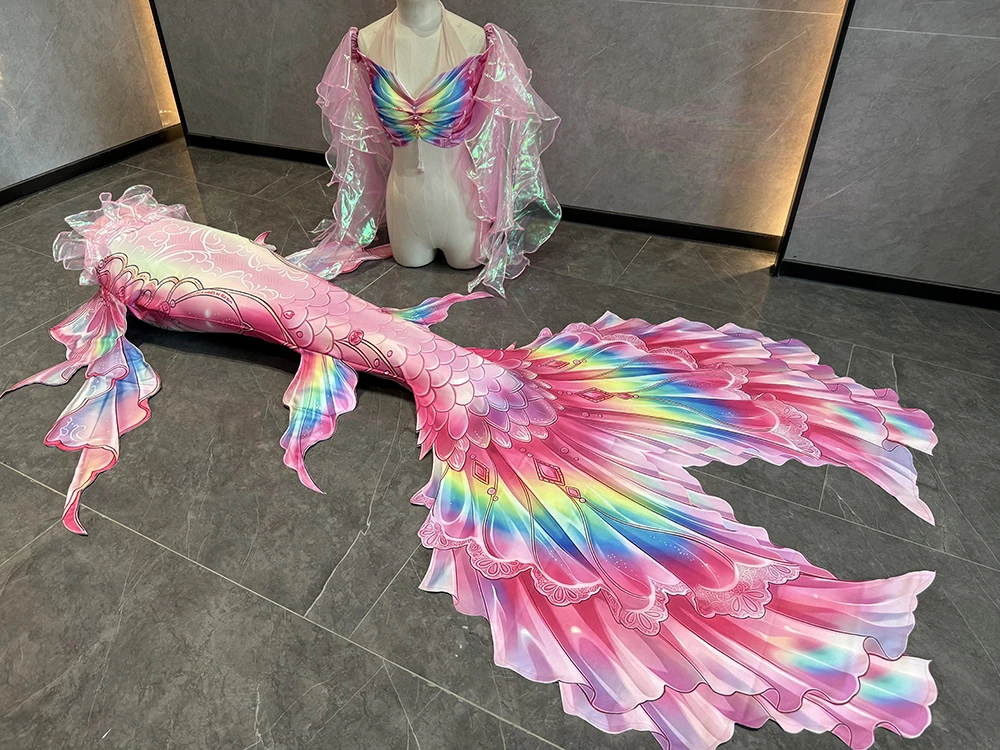 Violet Mermaid Big Tail Tailored Aquarium Performance Trainer Fish Tail Beach Shooting Glass Fluttering Yarn Swimsuit
Violet Mermaid Big Tail Tailored Aquarium Performance Trainer Fish Tail Beach Shooting Glass Fluttering Yarn Swimsuit