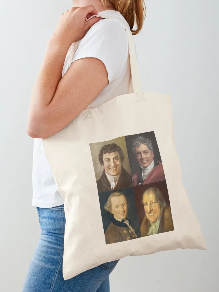 Happy German idealism - Hegel, Kant, Fichte, Schelling Tote Bag bags woman 2025 Beach bag tote bag
Happy German idealism - Hegel, Kant, Fichte, Schelling Tote Bag bags woman 2025 Beach bag tote bag
