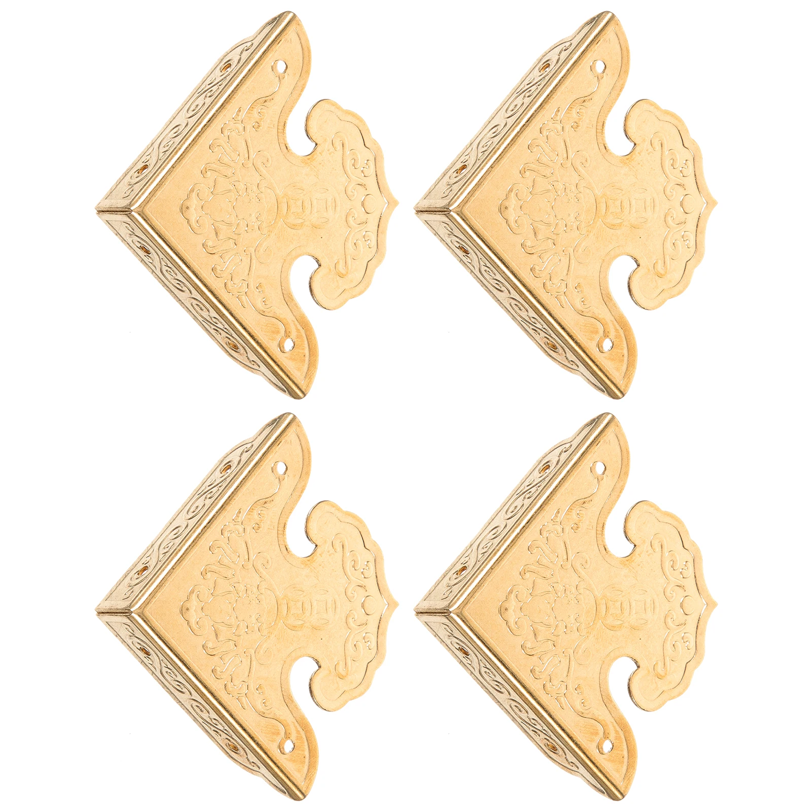 4 Pcs Brass Corner Protectors 4CM Retro Guard Wood Boxes Furniture Edge Bumpers Metal Decorative Box Guards Lightweight
4 Pcs Brass Corner Protectors 4CM Retro Guard Wood Boxes Furniture Edge Bumpers Metal Decorative Box Guards Lightweight