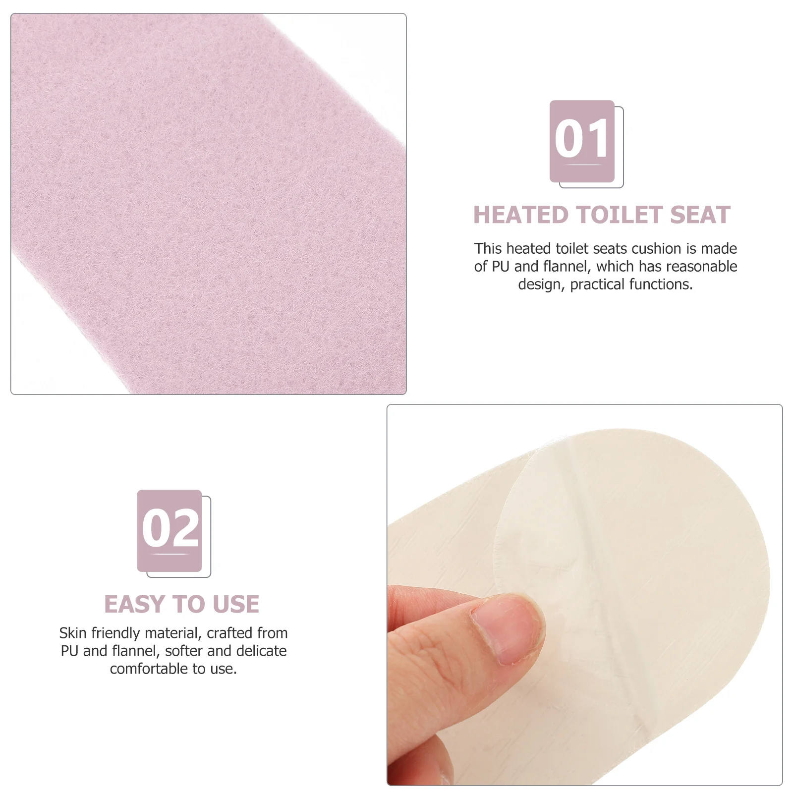 Heated Toilet Seat Cover Warm Flannel Pu Soft Comfortable Easy Clean Winter Bathroom Heating Cushion Pad For Toilet Seat
Heated Toilet Seat Cover Warm Flannel Pu Soft Comfortable Easy Clean Winter Bathroom Heating Cushion Pad For Toilet Seat