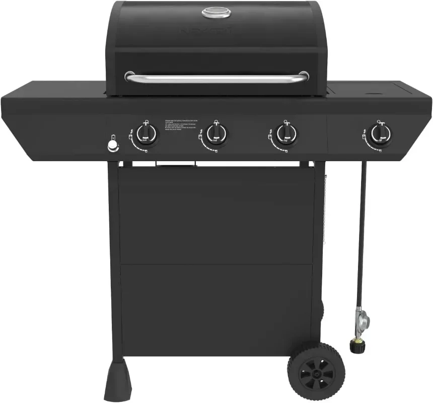 Nexgrill 3-Burner Propane Gas Grill with Side Burner, 52,000BTUs, 418 SQ. In. Cooking Space, BBQ Grill with Durable Steel Lid
Nexgrill 3-Burner Propane Gas Grill with Side Burner, 52,000BTUs, 418 SQ. In. Cooking Space, BBQ Grill with Durable Steel Lid