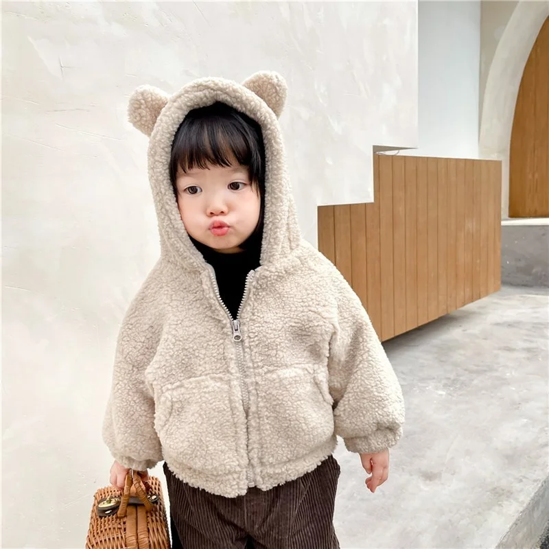 Korean Style Children's Cotton Jacket with Fleece Boys And Girls Winter Coat Thickened Short Style round Neck Design
Korean Style Children's Cotton Jacket with Fleece Boys And Girls Winter Coat Thickened Short Style round Neck Design