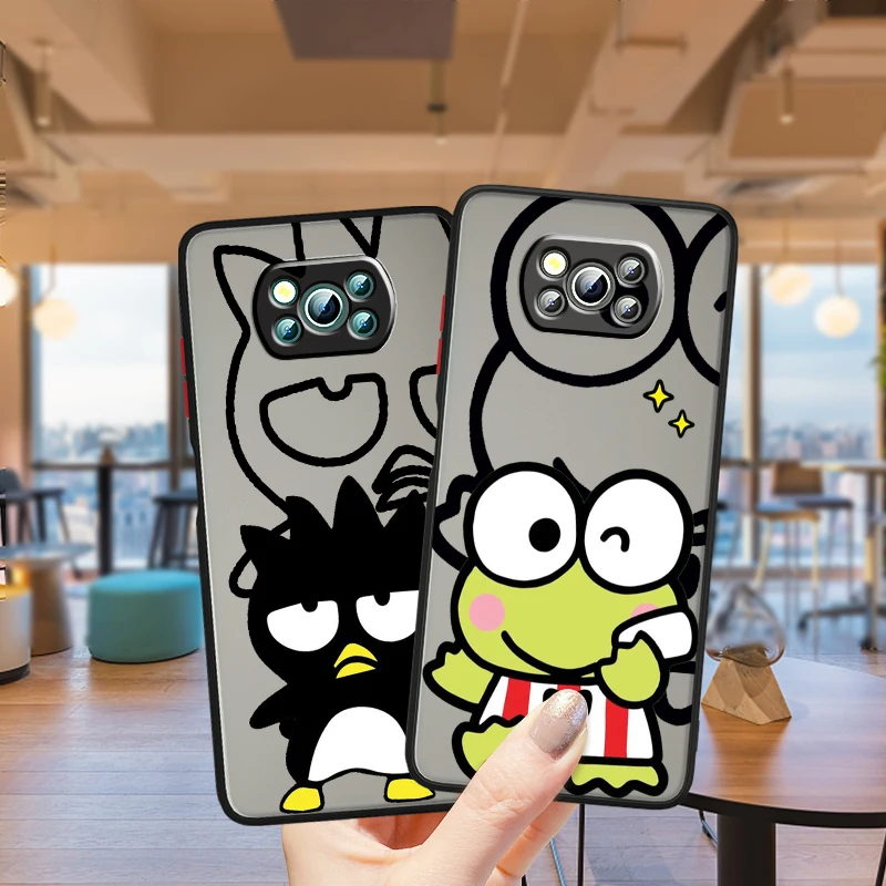 BADBADTZ-MARU Kero Keroppi Frosted Translucent For Xiaomi Mi Poco X5 X4 X3 M6 M5S M5 M4 M3 F5 F4 F3 GT Pro 5G Soft Phone Case
BADBADTZ-MARU Kero Keroppi Frosted Translucent For Xiaomi Mi Poco X5 X4 X3 M6 M5S M5 M4 M3 F5 F4 F3 GT Pro 5G Soft Phone Case