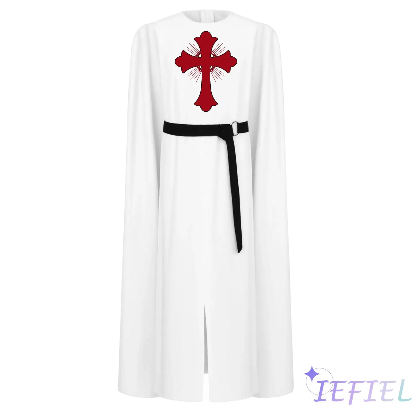 Kids Boys Medieval Knight Set Embroidered Cross Tunic Detachable Cape Zip Back Adjustable Waist Belt Castle Role Play Party Gear
Kids Boys Medieval Knight Set Embroidered Cross Tunic Detachable Cape Zip Back Adjustable Waist Belt Castle Role Play Party Gear
