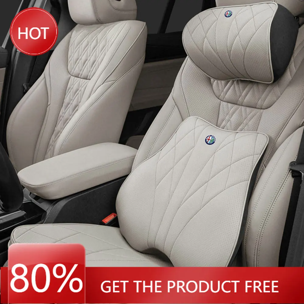 Hub Caps 1pc Memory Foam Car Headrest/Seat Cushion For Alfa Romeo Giulietta GT 147 156 Mito Brera Giulia Stelvio Volante Auto Ac
Hub Caps 1pc Memory Foam Car Headrest/Seat Cushion For Alfa Romeo Giulietta GT 147 156 Mito Brera Giulia Stelvio Volante Auto Ac