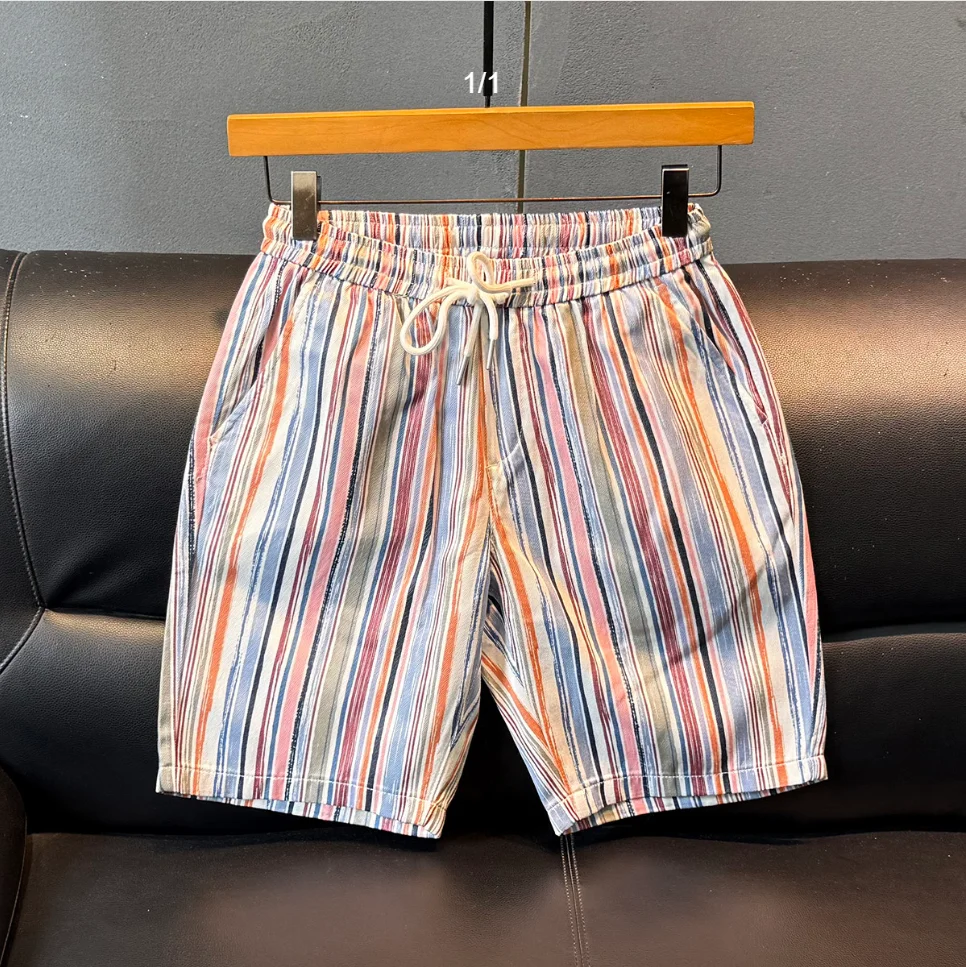 Summer Loose Casual Hong Kong Style Men's Shorts Beach Pants Polyester Fiber 2026 Year Youth Fashion Loose Fit Shorts
Summer Loose Casual Hong Kong Style Men's Shorts Beach Pants Polyester Fiber 2026 Year Youth Fashion Loose Fit Shorts