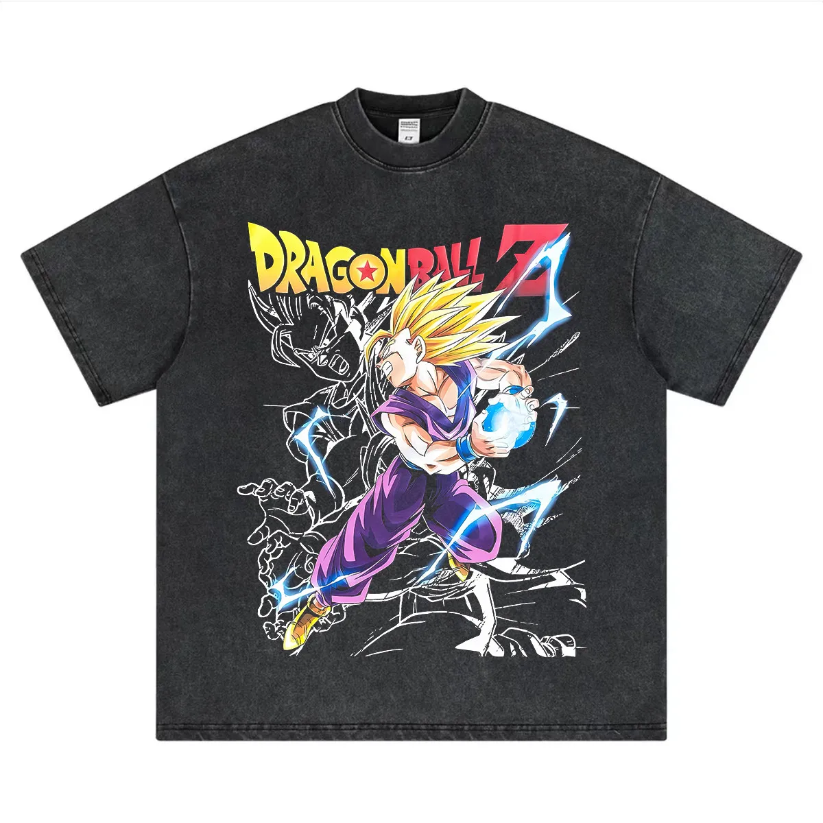 Футболка с коротким рукавом в стиле ретро, с эффектом потертости, с цифровым принтом «Драгонболл Супер», эпизод 2, Гохан, из плотного 100% хлопка
Футболка с коротким рукавом в стиле ретро, с эффектом потертости, с цифровым принтом «Драгонболл Супер», эпизод 2, Гохан, из плотного 100% хлопка