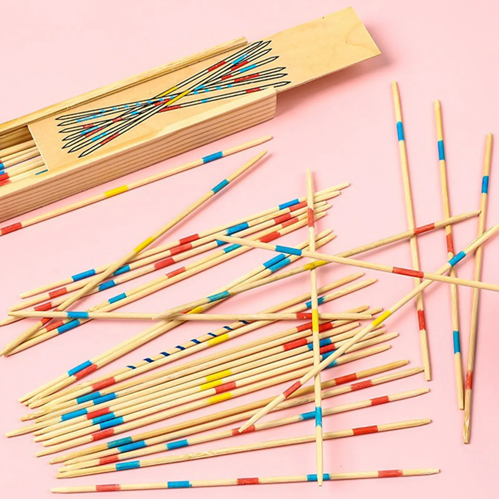 4 Boxes Wooden Pick Up Sticks Educational Game for Kids Family Indoor Outdoor Play Enhances Cognitive Coordination
4 Boxes Wooden Pick Up Sticks Educational Game for Kids Family Indoor Outdoor Play Enhances Cognitive Coordination