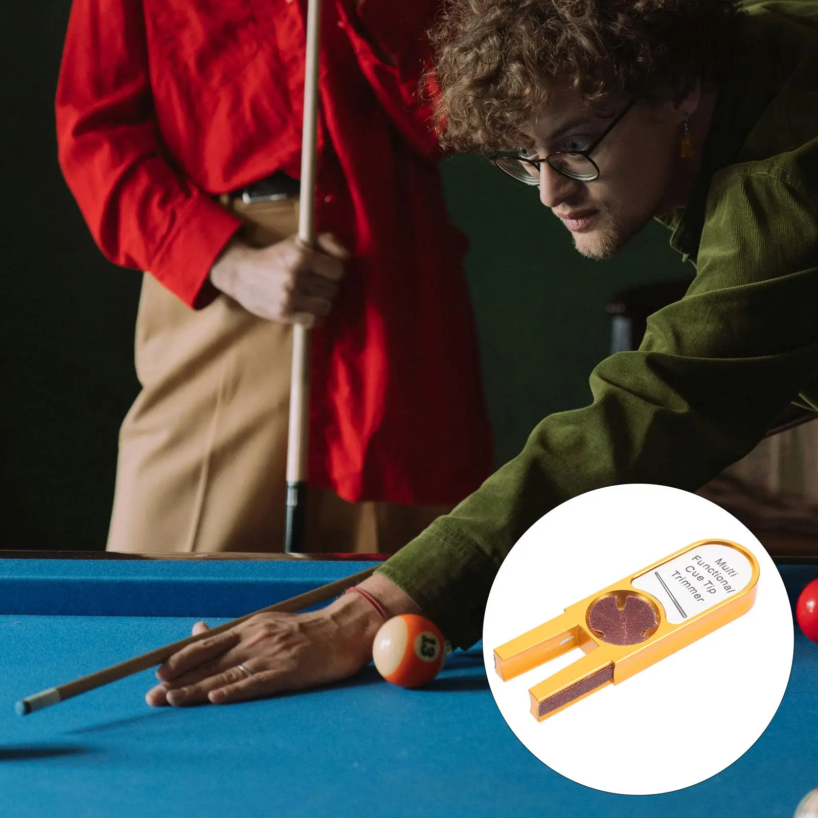 U-Shaped Aluminum Pool Cue Tip Shaper Multifunctional Billiard Repair Tool Trimmer Cleaner Maintenance Accessory Kit
U-Shaped Aluminum Pool Cue Tip Shaper Multifunctional Billiard Repair Tool Trimmer Cleaner Maintenance Accessory Kit