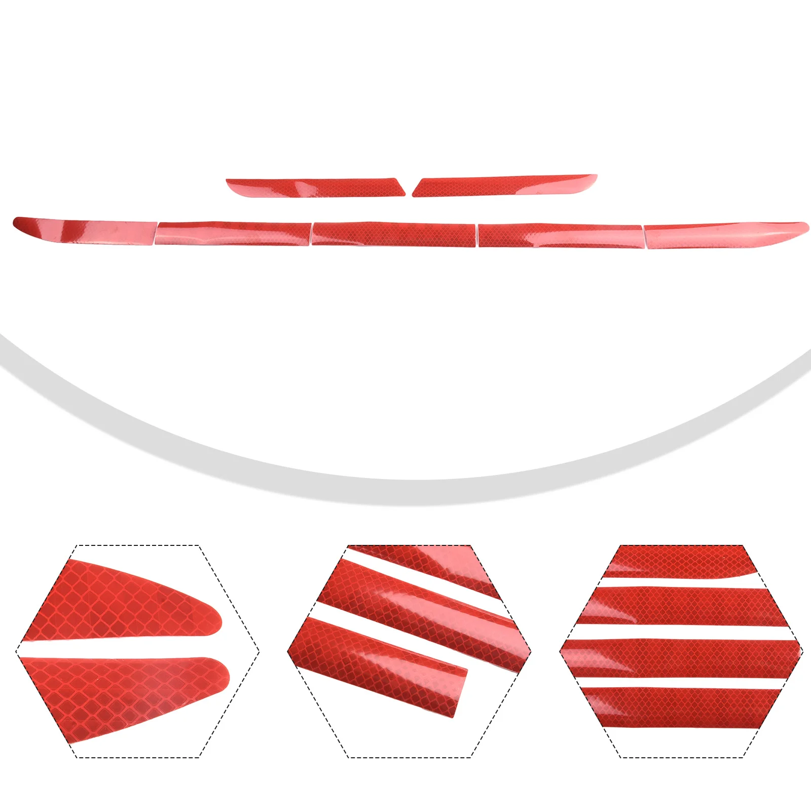 /7PCS /Reflective /Warning Strip Tape Car Bumper Safety Stickers Decal For Trucks SUVs RVs Vehicle Body Graphics Accessories
/7PCS /Reflective /Warning Strip Tape Car Bumper Safety Stickers Decal For Trucks SUVs RVs Vehicle Body Graphics Accessories
