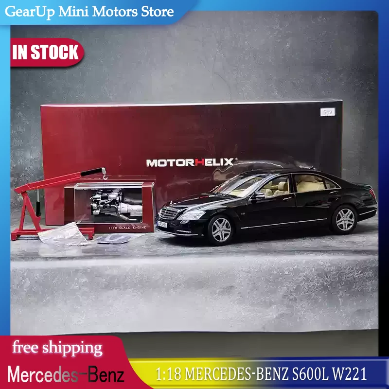 Mercedes Benz Diecast Alloy Car Model Toy MH 1:18 Scale S600L W221 With Engine Collectible Ornament For Collection Enthusiasts
Mercedes Benz Diecast Alloy Car Model Toy MH 1:18 Scale S600L W221 With Engine Collectible Ornament For Collection Enthusiasts