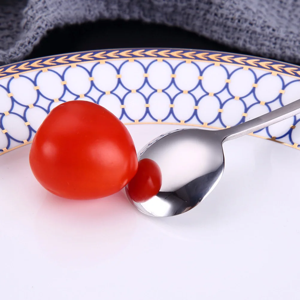 5Pcs Stainless Steel Round Spoons Elegant Mirror Finish Heavy Duty Salad Soup Bouillon Hot Chocolate Service Silver
5Pcs Stainless Steel Round Spoons Elegant Mirror Finish Heavy Duty Salad Soup Bouillon Hot Chocolate Service Silver