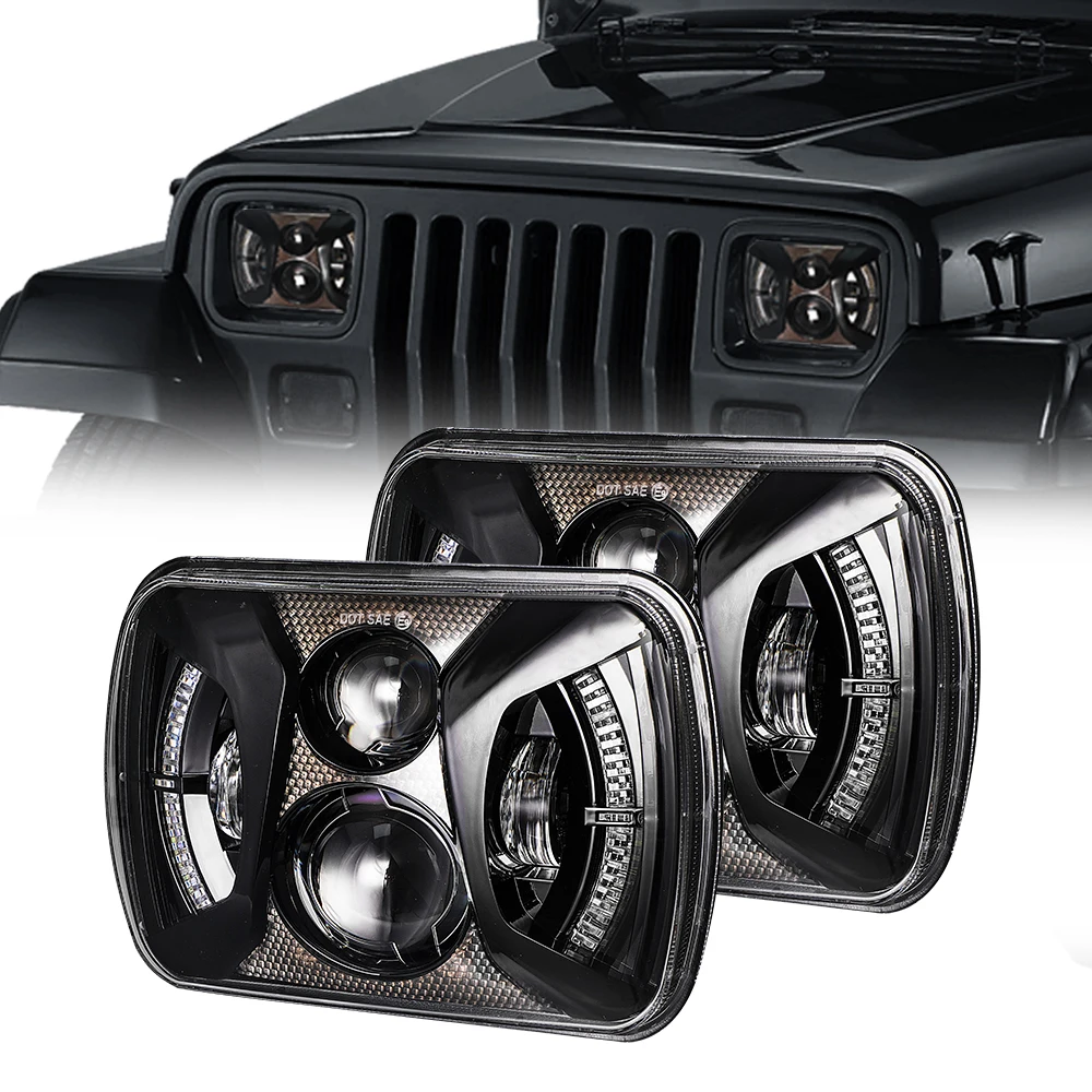 75W LED Light 5x7inch Headlight LED Square Light Truck Head Lamp Replacement for Jeep CHEROKEE XJ 7x6 Led Front Headlights
75W LED Light 5x7inch Headlight LED Square Light Truck Head Lamp Replacement for Jeep CHEROKEE XJ 7x6 Led Front Headlights