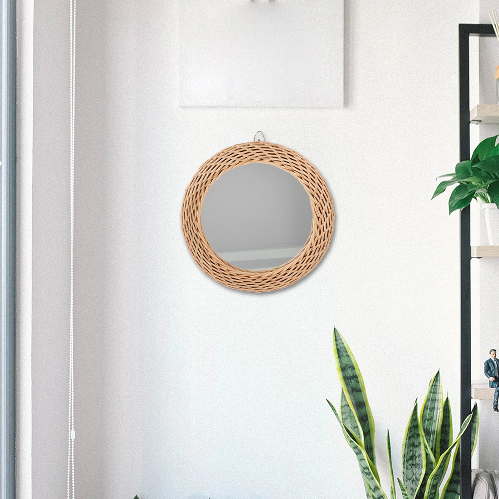 Rattan Mirror Woven Wall Decor Living Room Bedroom Office Farmhouse Rustic Bathroom Aesthetic Home Gift
Rattan Mirror Woven Wall Decor Living Room Bedroom Office Farmhouse Rustic Bathroom Aesthetic Home Gift