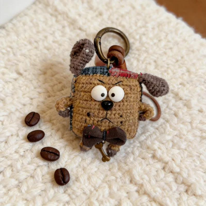 Custom Name Crochet Grumpy Dog Keychain Personalized Handmade Puppy Bag Charm Cute Plush Key Ring Gift
Custom Name Crochet Grumpy Dog Keychain Personalized Handmade Puppy Bag Charm Cute Plush Key Ring Gift