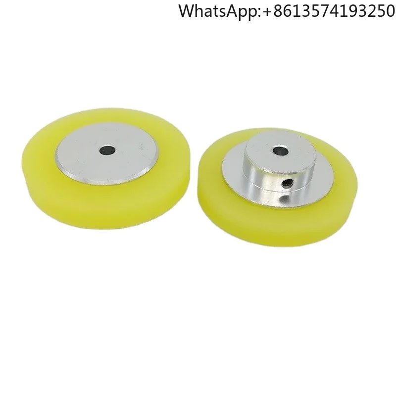 2 Pcs 100mm 200mm 250mm 300mm Perimeter Polyurethane Wheel for Rotary Encoder Meter Measuring Length