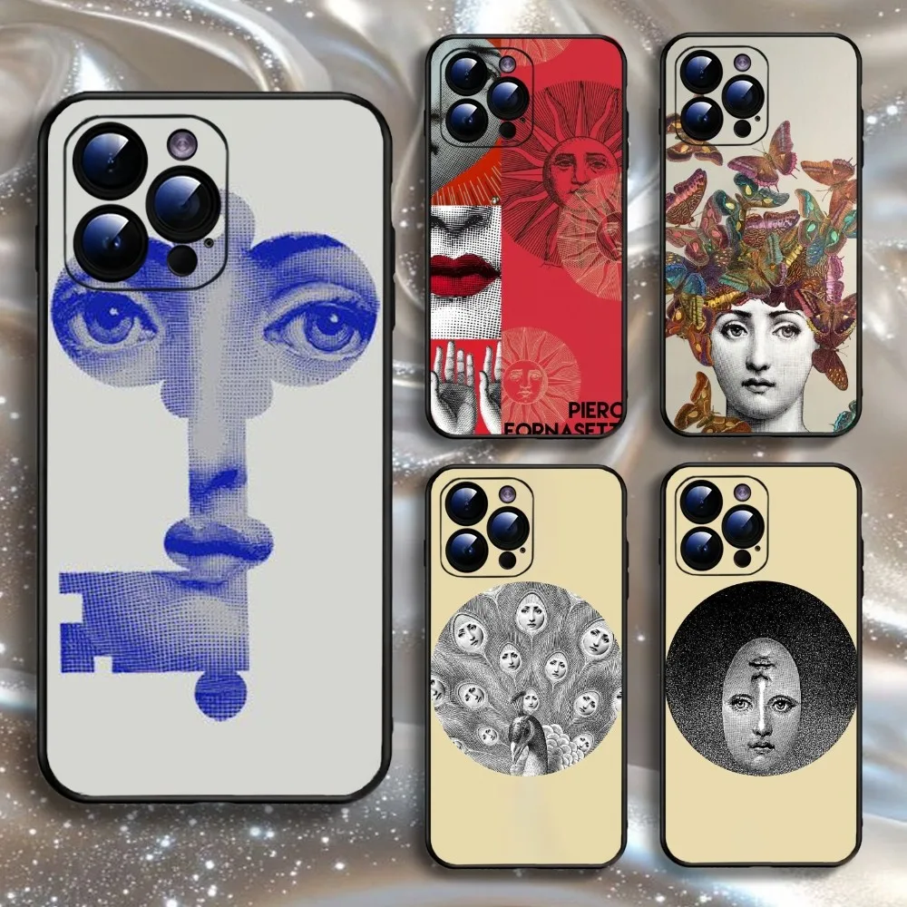 Face Art P-Piero F-Fornasetti Phone Case For iPhone16,15,14,13,12,11 Plus,Pro Max,XS,X,XR,SE,Mini,8,7,Soft Silicone Black Cover
Face Art P-Piero F-Fornasetti Phone Case For iPhone16,15,14,13,12,11 Plus,Pro Max,XS,X,XR,SE,Mini,8,7,Soft Silicone Black Cover