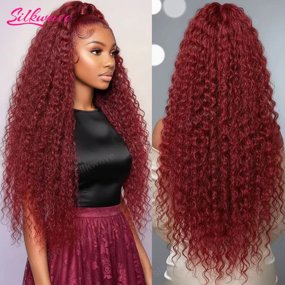 30 34 Inch Deep Wave 99j Burgundy 13x4 Hd Lace Front Wig Curly Wine Red Colored Hd Transparent Lace Frontal Human Hair For Women
30 34 Inch Deep Wave 99j Burgundy 13x4 Hd Lace Front Wig Curly Wine Red Colored Hd Transparent Lace Frontal Human Hair For Women