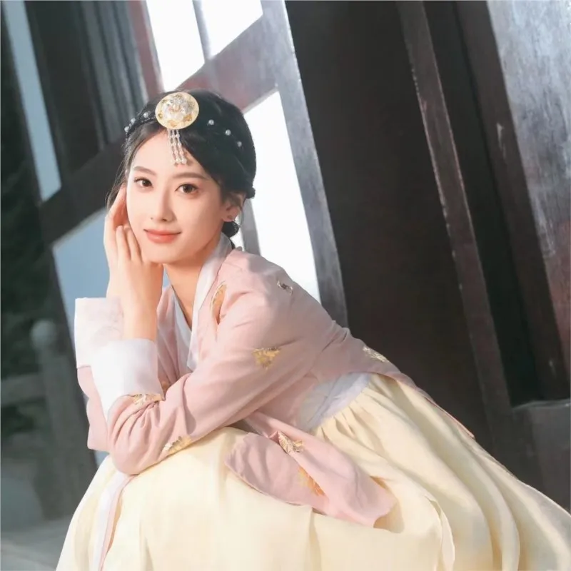 Hanbok Korean Costume Women's New Court Dress Noble Performance Stage Daily
Hanbok Korean Costume Women's New Court Dress Noble Performance Stage Daily