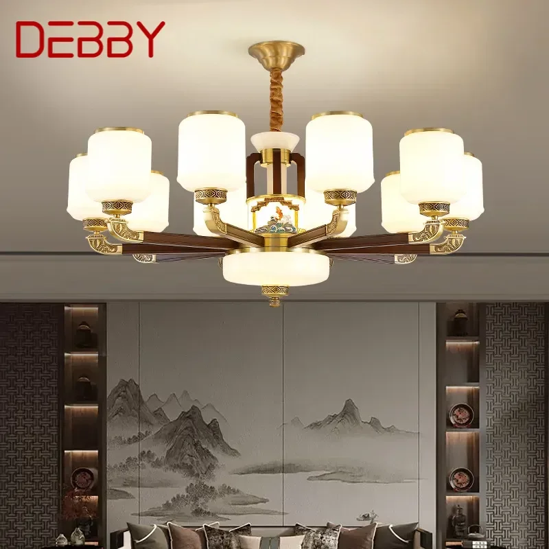 Современная роскошная латунная Подвесная лампа DEBBY, в китайском стиле, для гостиной, столовой, спальни, виллы, коридора
Современная роскошная латунная Подвесная лампа DEBBY, в китайском стиле, для гостиной, столовой, спальни, виллы, коридора
