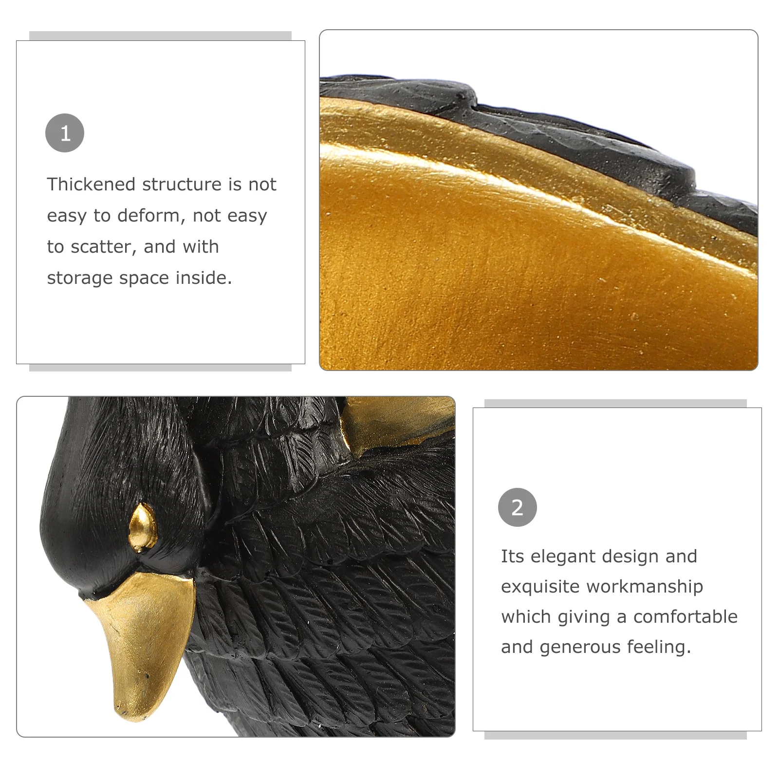 Resin Swan Trinket Dish Decorative Key Holder Jewelry Storage Tray for Ring Earring Sundries Organizer Desktop Home Decor
Resin Swan Trinket Dish Decorative Key Holder Jewelry Storage Tray for Ring Earring Sundries Organizer Desktop Home Decor