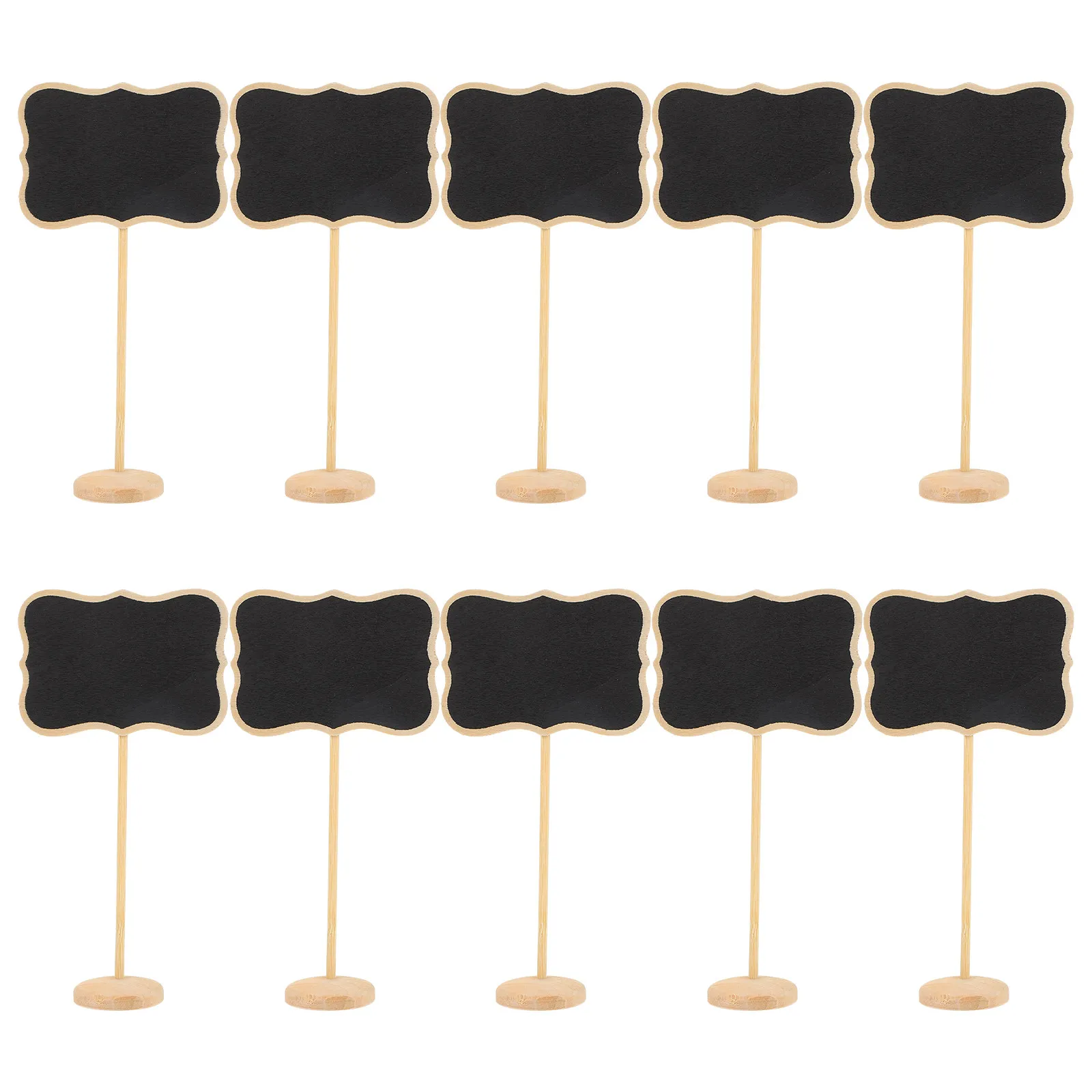 10Pcs Small Blackboard Sign Wooden Mini Chalkboard Signs Classic Design Erasable Memo Board with Removable Easel Stand for Home
10Pcs Small Blackboard Sign Wooden Mini Chalkboard Signs Classic Design Erasable Memo Board with Removable Easel Stand for Home