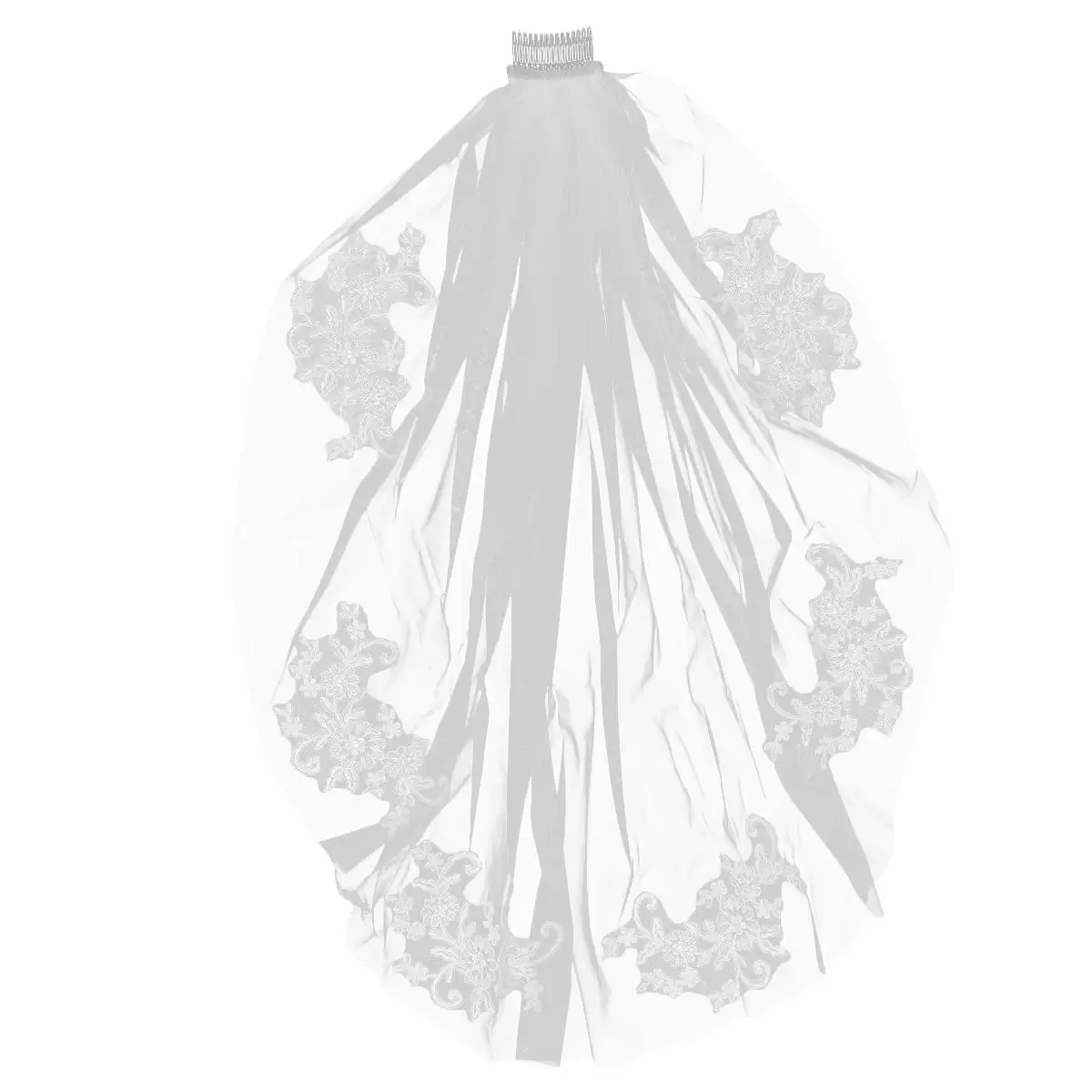 Elegant Bridal Veil with Drill Short Wedding Waist Length Easy Attach Metal Comb HANG STEAM Matching Bride Dress
Elegant Bridal Veil with Drill Short Wedding Waist Length Easy Attach Metal Comb HANG STEAM Matching Bride Dress