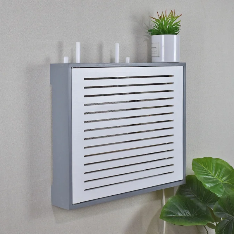 Настенный деревянный органайзер для хранения, держатель для мультимедийного роутера, декоративная накладка без сверления, белая дверца
Настенный деревянный органайзер для хранения, держатель для мультимедийного роутера, декоративная накладка без сверления, белая дверца