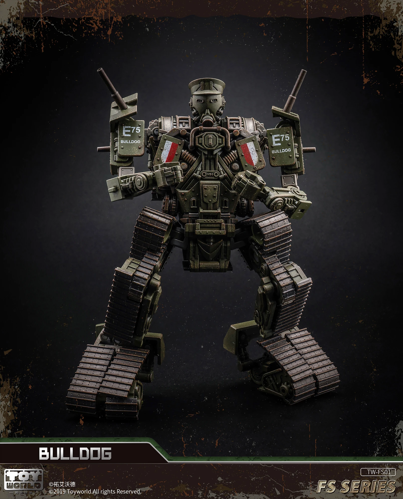 TOY WORLD SS Proportion TW-FS01 Bulldog World War Military Tank Transformation Robot Boy Collection Transforming Toy
TOY WORLD SS Proportion TW-FS01 Bulldog World War Military Tank Transformation Robot Boy Collection Transforming Toy