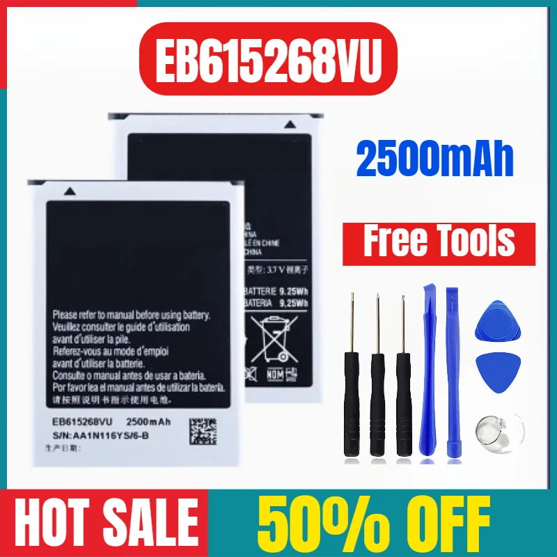 EB615268VU 2500mAh for Samsung I9220 Note1 I9228 I889 N7000 Mobile Phone Battery
EB615268VU 2500mAh for Samsung I9220 Note1 I9228 I889 N7000 Mobile Phone Battery