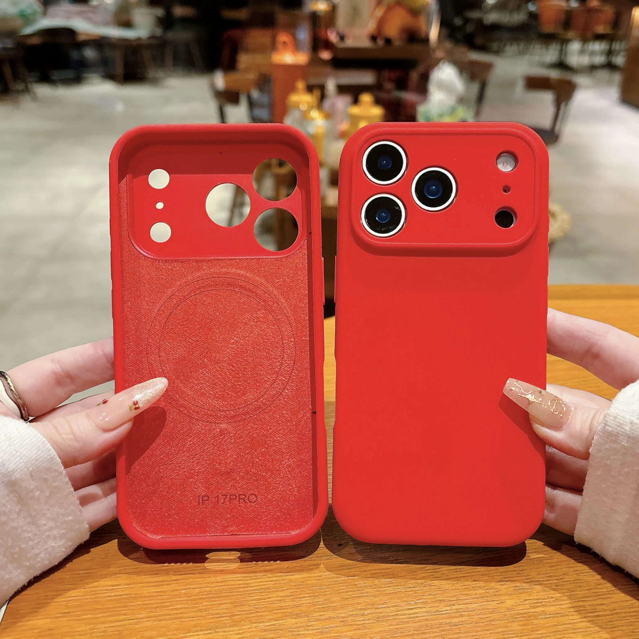 Luxury Silicone ForMagsafe Chinese Red Case ForiPhone 17 Air 16 15 14 Plus 13 Pro Max Matte Magnetic Wireless Charging Cover
Luxury Silicone ForMagsafe Chinese Red Case ForiPhone 17 Air 16 15 14 Plus 13 Pro Max Matte Magnetic Wireless Charging Cover