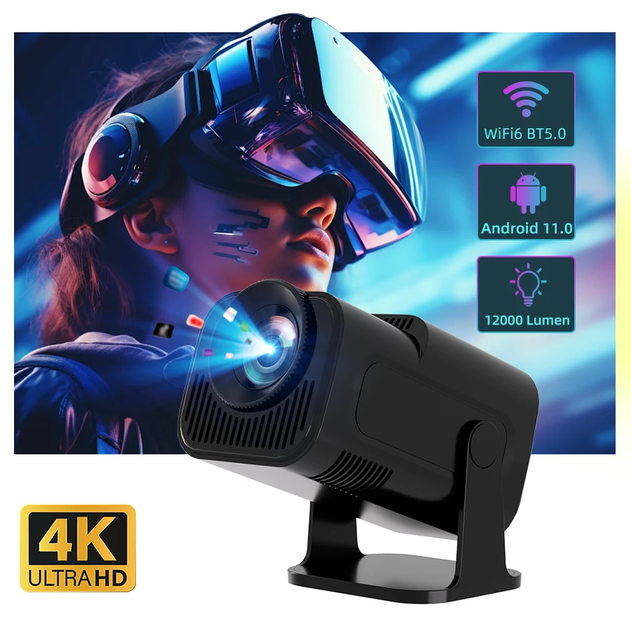 HUASHIJIE Projector 4K Android 11 Dual Wifi6 260ANSI Allwinner H713 BT5.0 1280*1080P Cinema Outdoor Portable Projetor
HUASHIJIE Projector 4K Android 11 Dual Wifi6 260ANSI Allwinner H713 BT5.0 1280*1080P Cinema Outdoor Portable Projetor