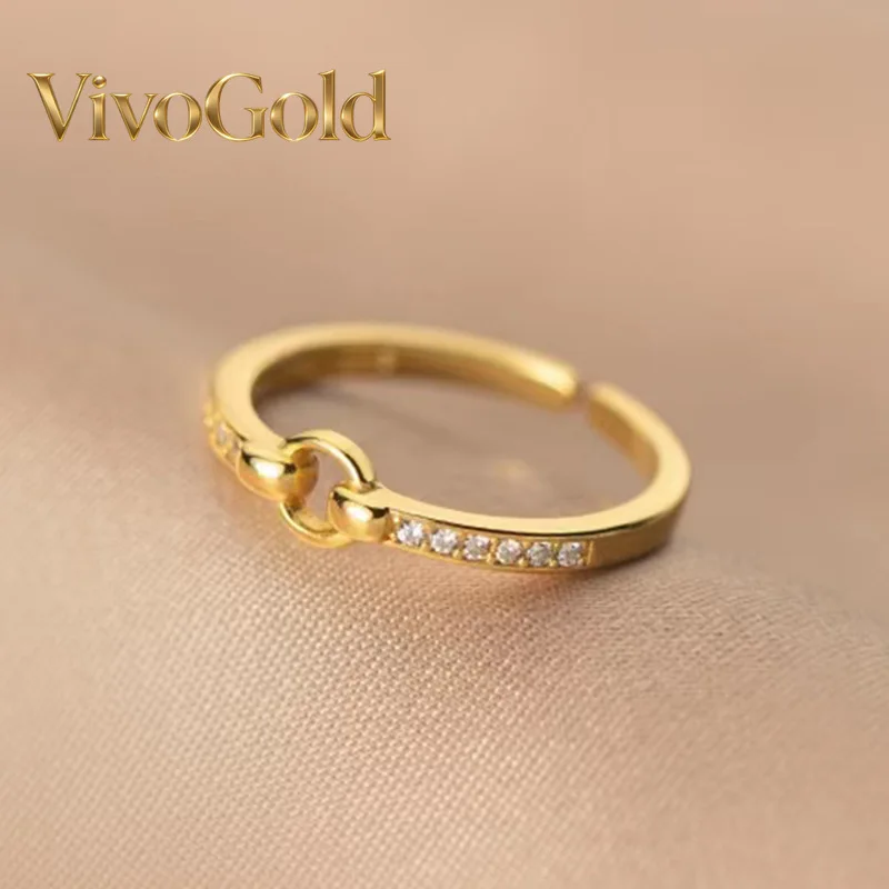 Кольцо VivoGold Geometric Round с бриллиантами, из чистого золота 9999 пробы, 24K, регулируемое, для женщин, в подарок девушке
Кольцо VivoGold Geometric Round с бриллиантами, из чистого золота 9999 пробы, 24K, регулируемое, для женщин, в подарок девушке