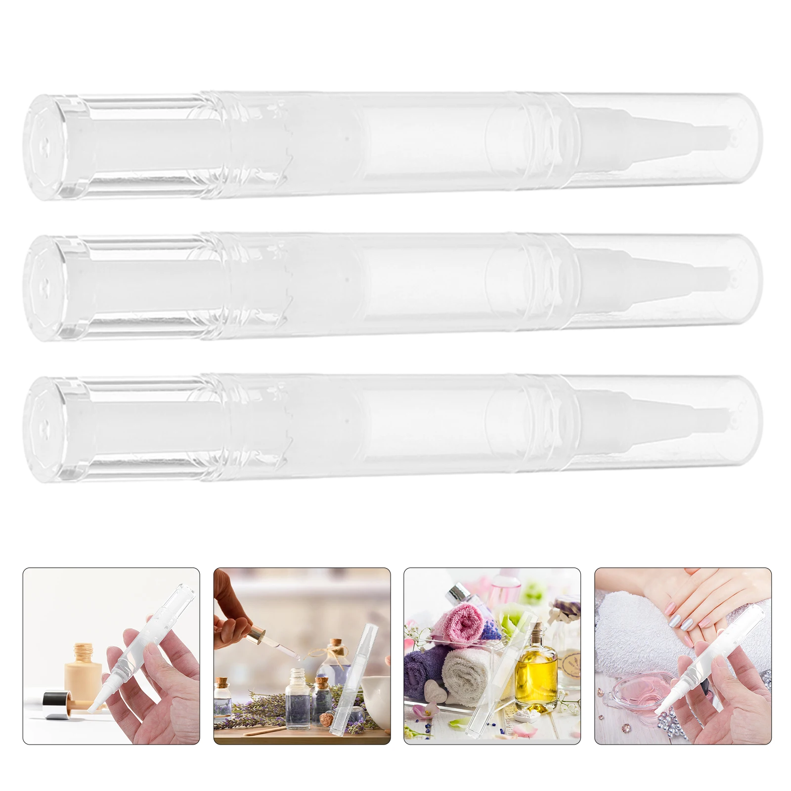 20Pcs Transparent Twist Pens 5Ml Empty Cuticle Oil Pen Refillable Container Tube for Lip Gloss Foundation Nail Oil Use
20Pcs Transparent Twist Pens 5Ml Empty Cuticle Oil Pen Refillable Container Tube for Lip Gloss Foundation Nail Oil Use