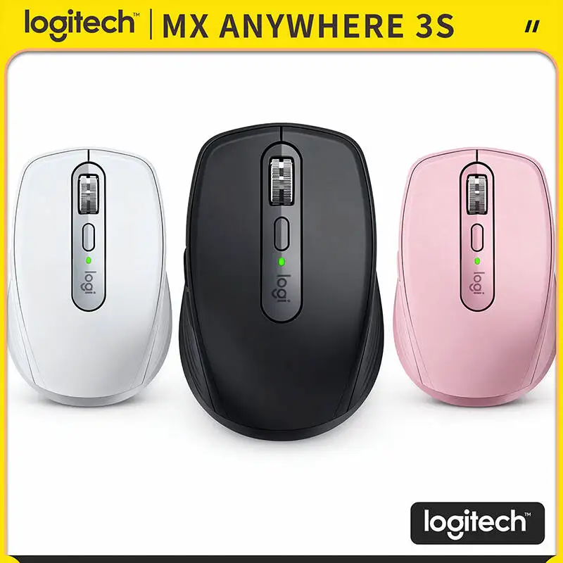 Professional Logitech MX Anywhere 3S Mouse - 8K DPI, Hyper-Scroll, Silent Click, 3-Device Connect for Campus & Travel
Professional Logitech MX Anywhere 3S Mouse - 8K DPI, Hyper-Scroll, Silent Click, 3-Device Connect for Campus & Travel