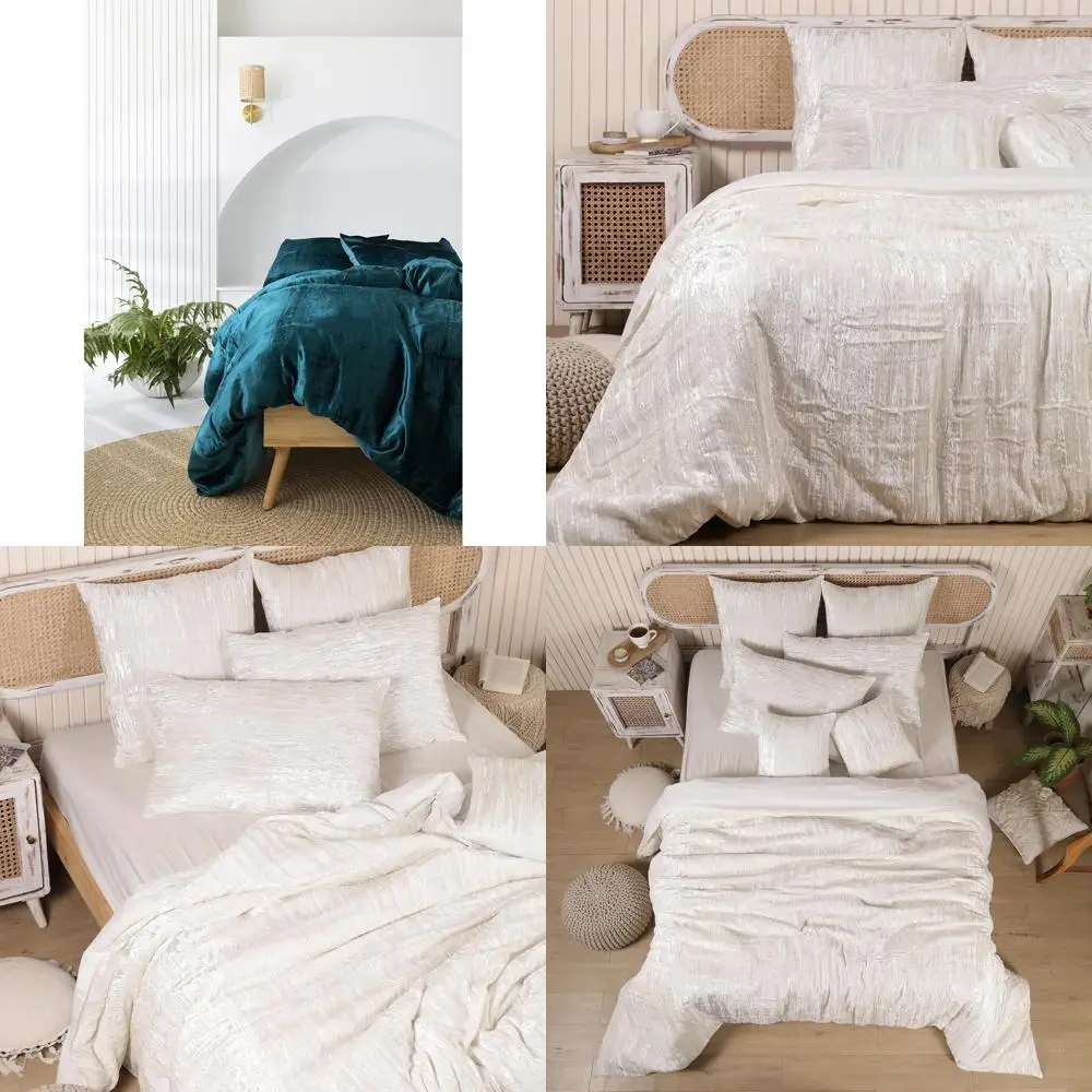 Ultra-Luxury Rayon Velvet Boho Duvet Cover Set Solid Teal Blue Twin XL Size Comforter Cover for Stylish Bedroom Decor
Ultra-Luxury Rayon Velvet Boho Duvet Cover Set Solid Teal Blue Twin XL Size Comforter Cover for Stylish Bedroom Decor