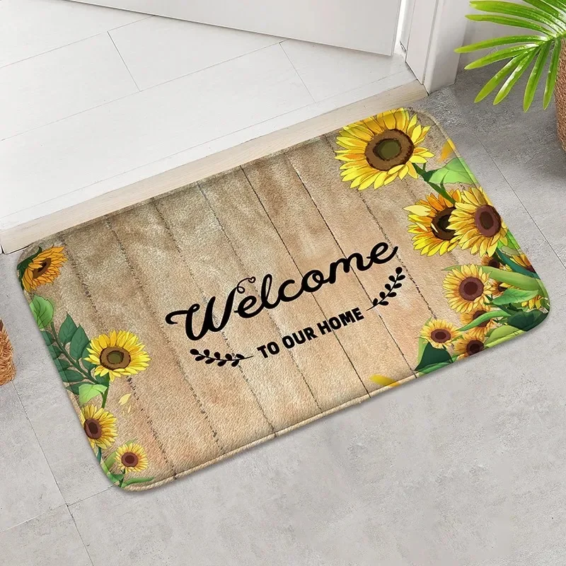 A Sunflower-patterned Doormat That Can Be Used As An Entrance Doormat Bedroom Doormat Living Room Floor Mat or Bathroom Mat
A Sunflower-patterned Doormat That Can Be Used As An Entrance Doormat Bedroom Doormat Living Room Floor Mat or Bathroom Mat