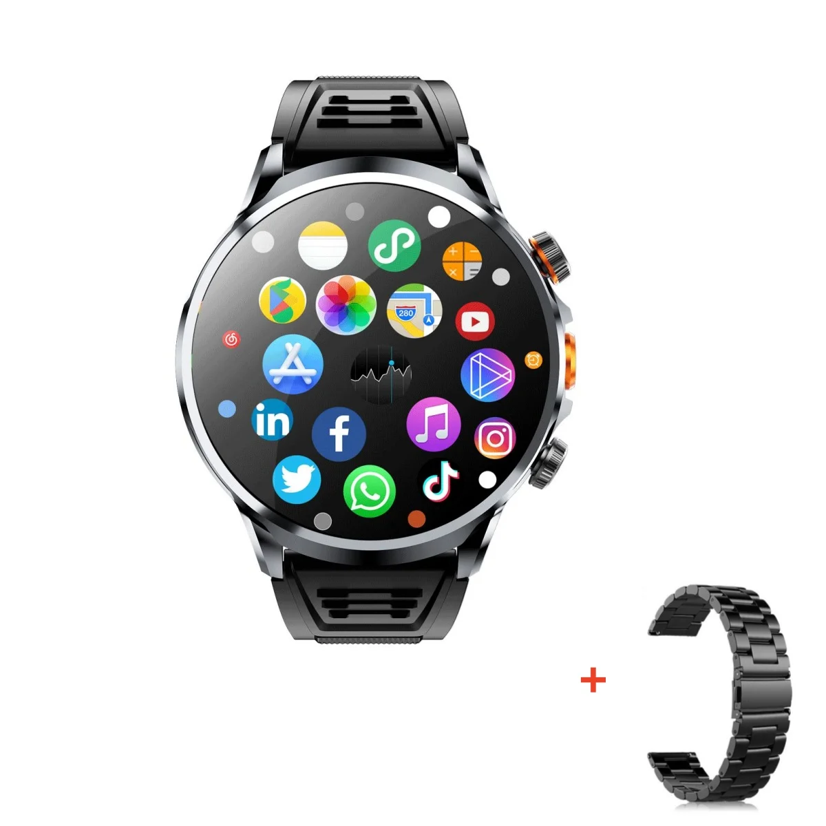 2024 H18 Smart Watch 1.95'' Large Screen HD Display 5G SIM Card WIFI Video Call Side Camera Fitness Tracker Pedometer for Men
2024 H18 Smart Watch 1.95'' Large Screen HD Display 5G SIM Card WIFI Video Call Side Camera Fitness Tracker Pedometer for Men