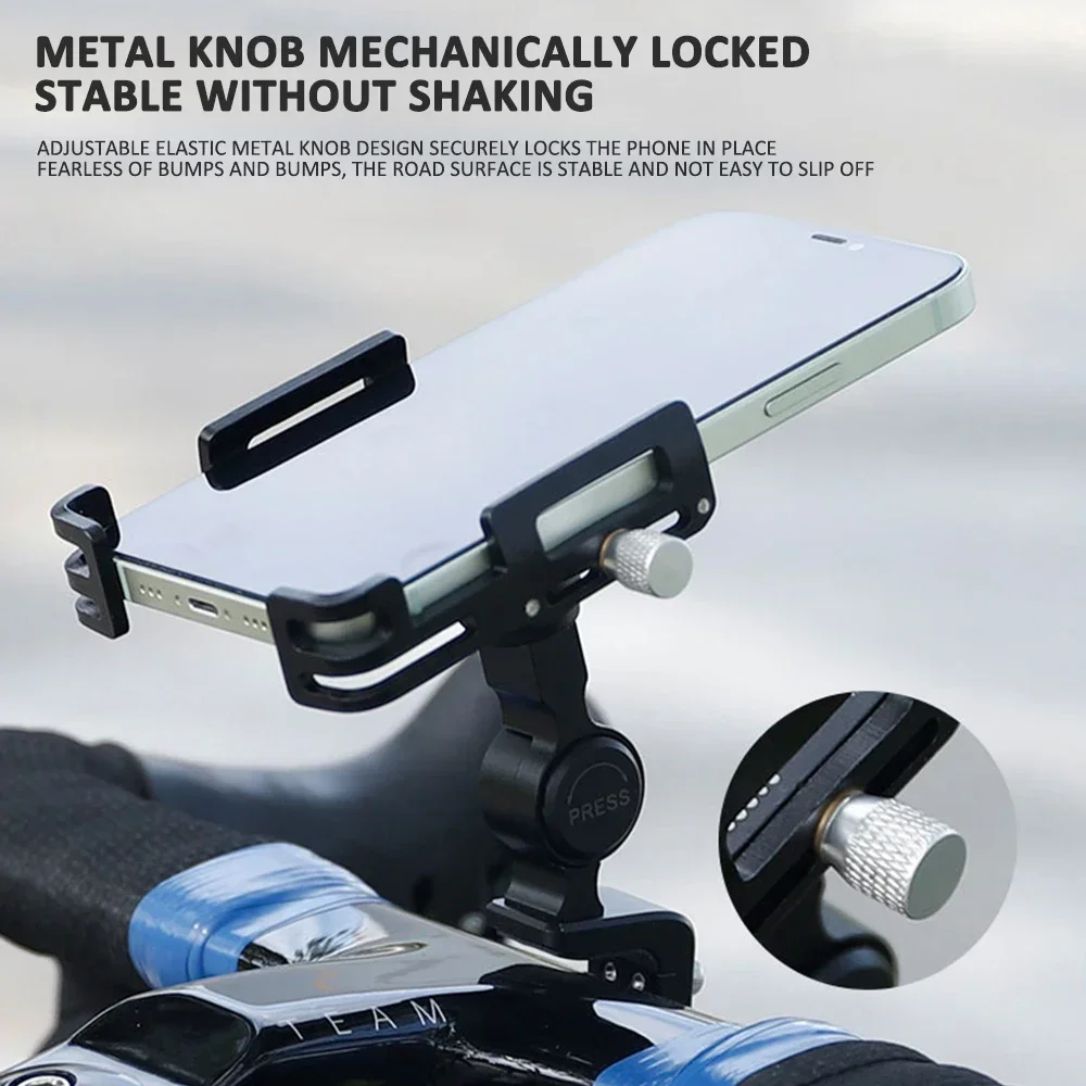 Aluminum Alloy Bicycle Phone Holder 360 ° Rotating Bike Phone Rack Multifunctional Integrated Highway Cycling Phone Support
Aluminum Alloy Bicycle Phone Holder 360 ° Rotating Bike Phone Rack Multifunctional Integrated Highway Cycling Phone Support
